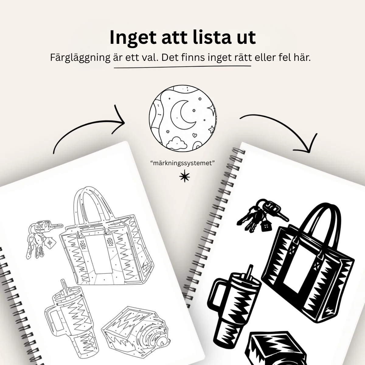 Målarbok i en färg – Resetutgåvan®
